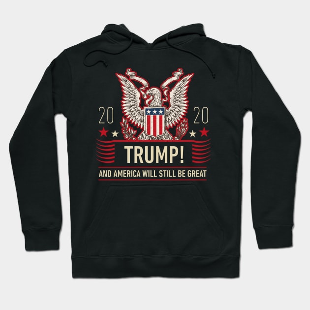 Trump 2020 Presidential Election Hoodie by Pummli